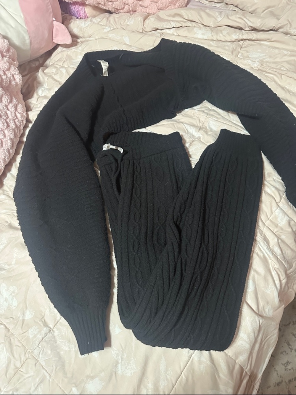 Alo cable knit set